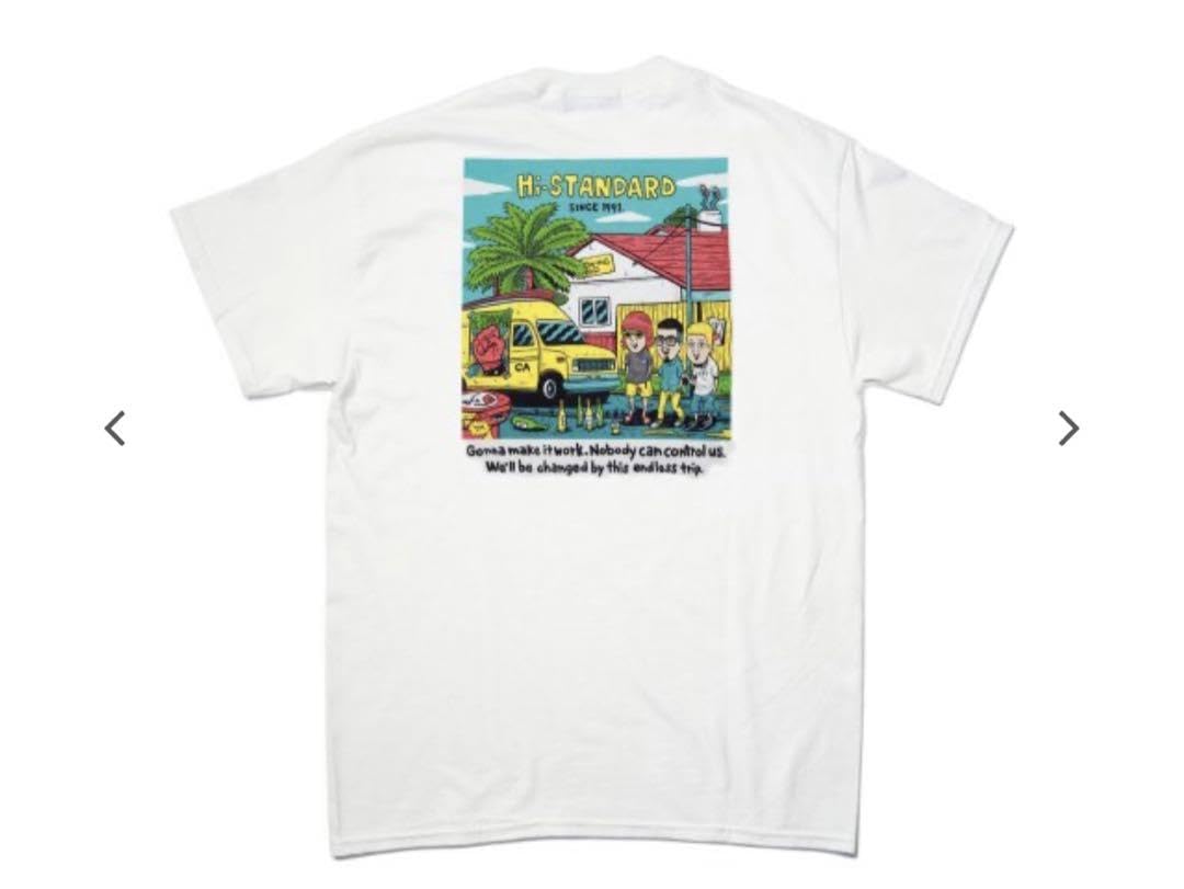 Amazon.co.jp: Hi-Standard ハイスタ Tシャツ M ステッカー付き : おもちゃ
